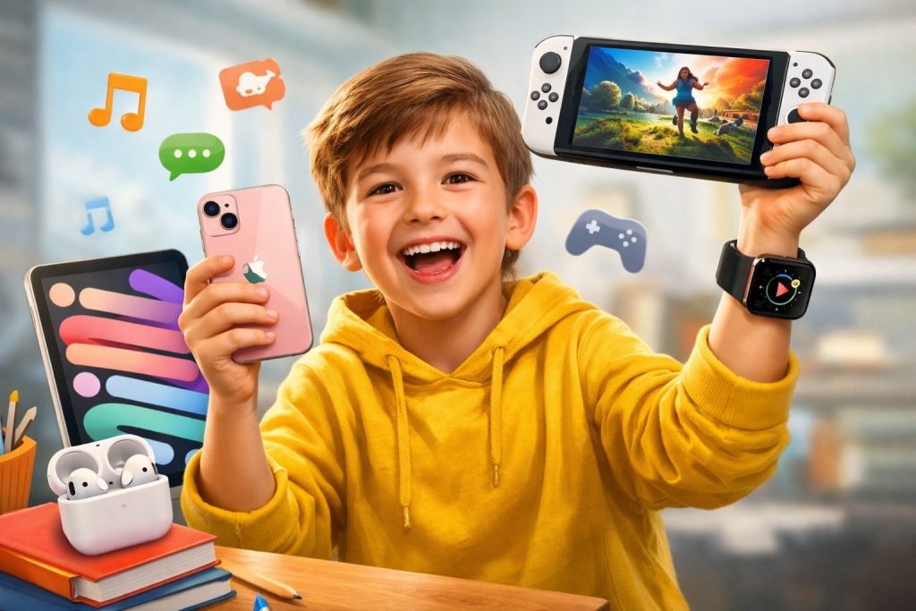 Гаджеты Apple для детей