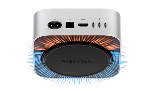 Apple Mac Mini 2024 M4 охлаждение