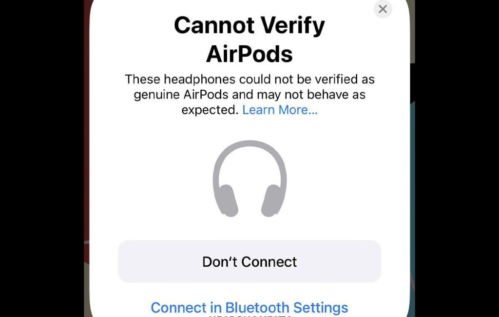 Подключение AirPods к iPhone