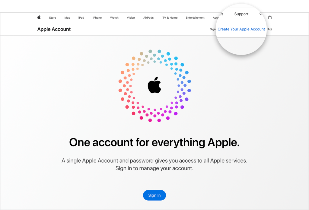 Apple ID с регионом США