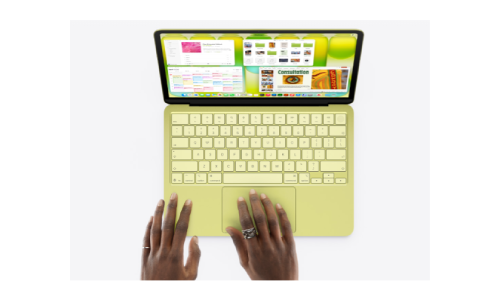 Интерфейс MacBook Neo