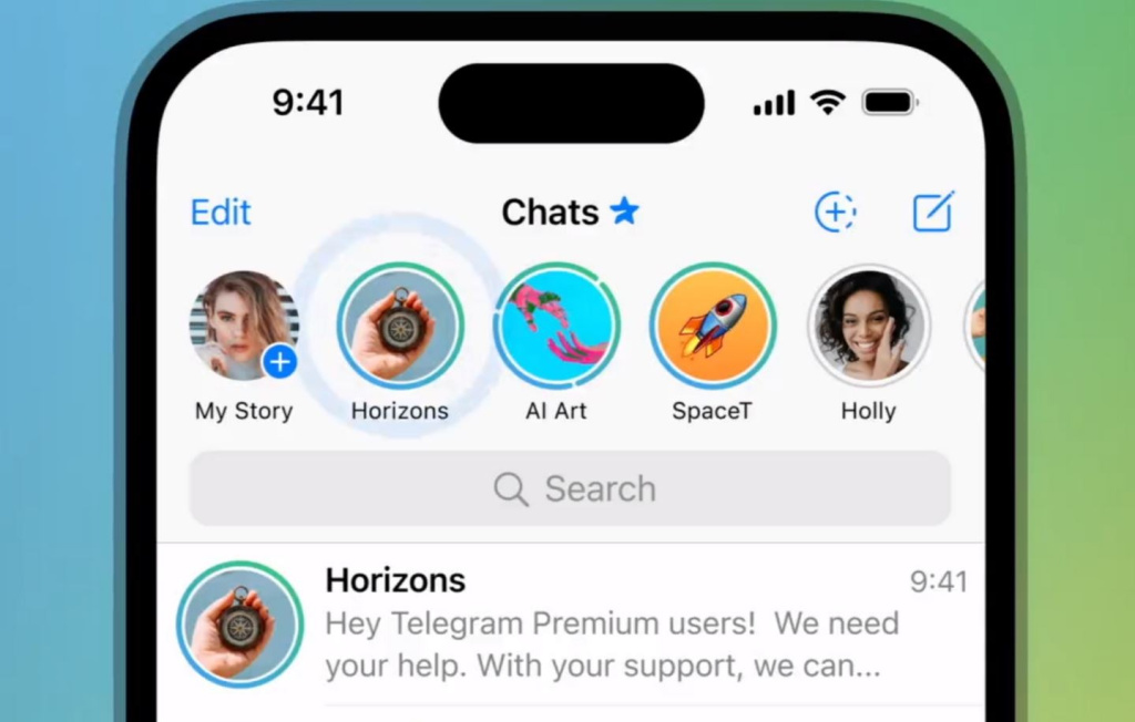 Истории в Телеграм