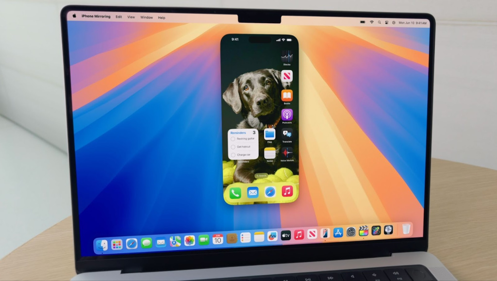 macOS Sequoia подключение iPhone